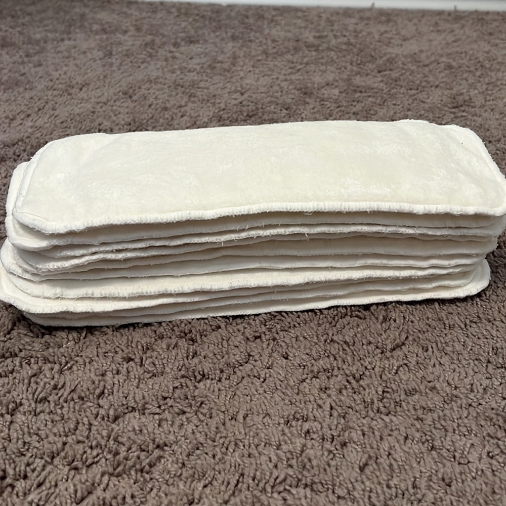 10 reusable cloth diaper inserts